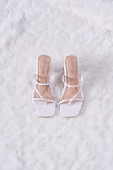 Laydeez Amanda Square Toe Strappy Heels